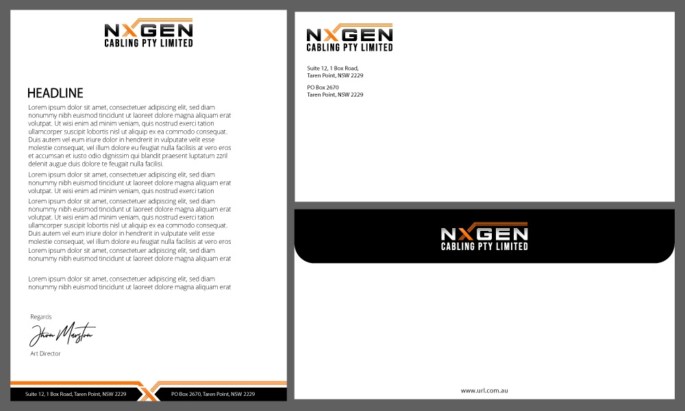 NxGen Cabling Pty Limited logo design by Gelotine