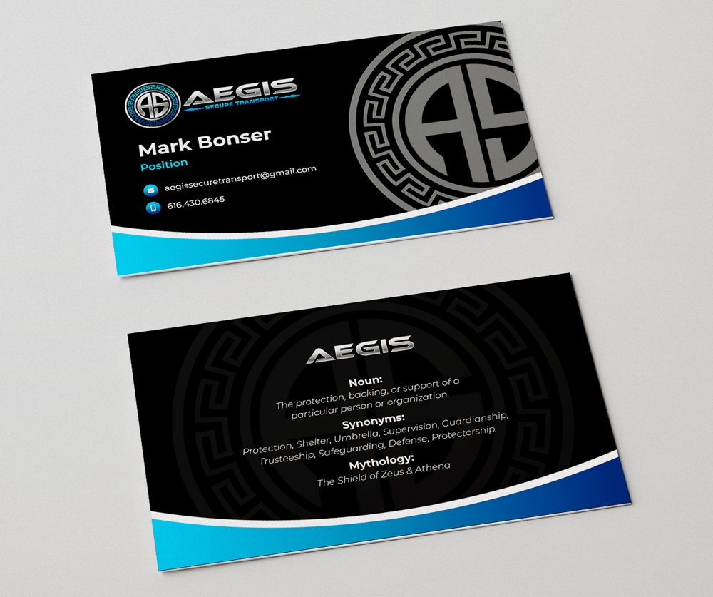 Aegis Secure Transport logo design by fillintheblack