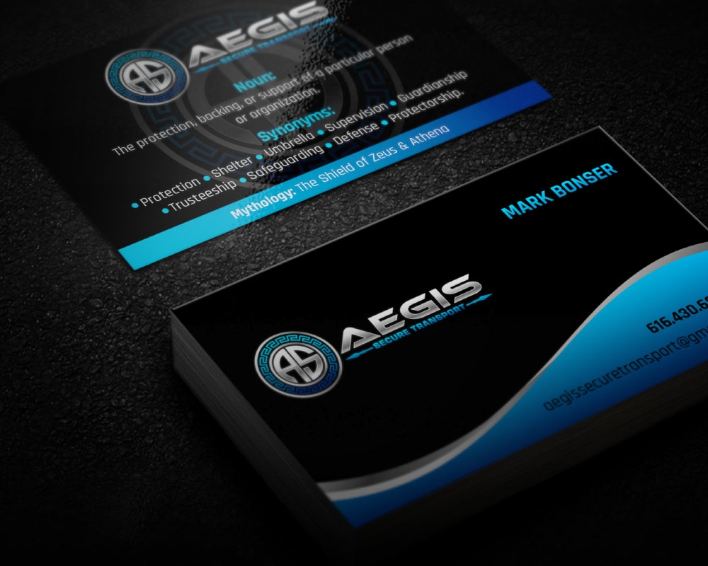 Aegis Secure Transport logo design by Boomstudioz