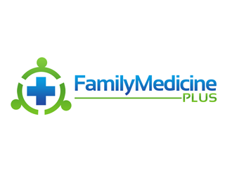 family medicine plus logo design by kunejo