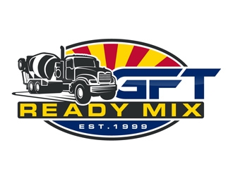 GFT Ready Mix  logo design by DreamLogoDesign