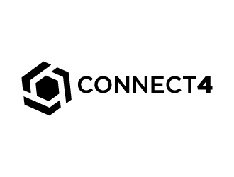 Connect Four logo design by Erasedink