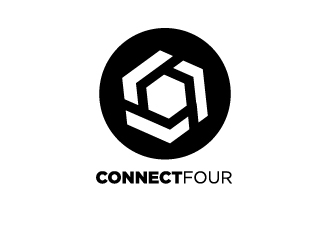 Connect Four logo design by Erasedink