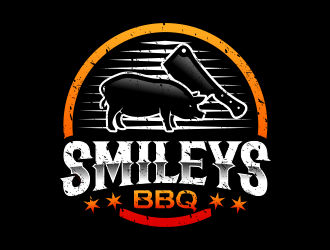 Smileys Barbecue logo design by done