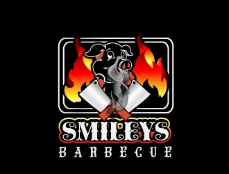 Smileys Barbecue logo design by samuraiXcreations