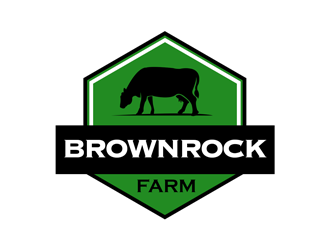 BrownRock Farm logo design by kunejo