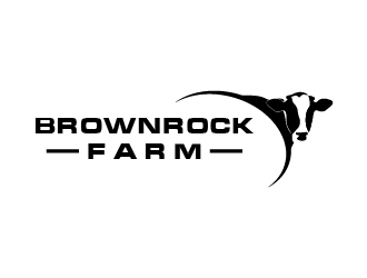 BrownRock Farm logo design by tukangngaret