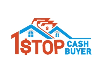 1 Stop Cash Buyers logo design by NikoLai
