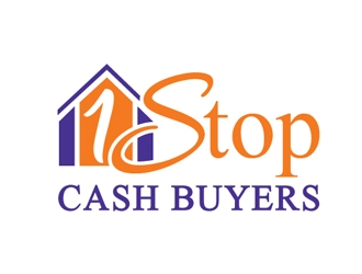 1 Stop Cash Buyers logo design by Roma