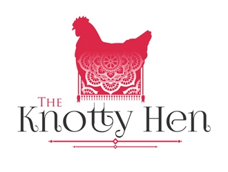 The Knotty Hen logo design by DreamLogoDesign
