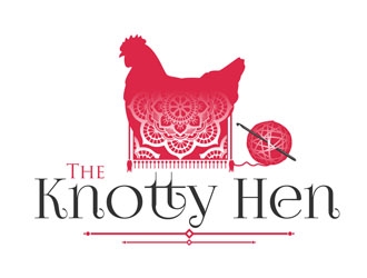 The Knotty Hen logo design by DreamLogoDesign