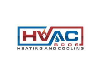 HVAC Bros. logo design by oke2angconcept