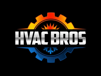 HVAC Bros. logo design by kunejo