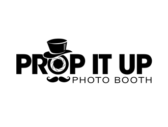 Prop It Up Photo Booth logo design by kunejo