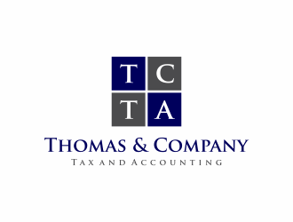 Thomas & Company - Tax and Accounting logo design by santrie