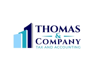 Thomas & Company - Tax and Accounting logo design by nexgen