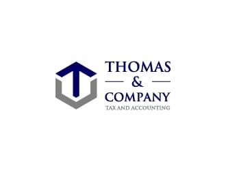 Thomas & Company - Tax and Accounting logo design by wongndeso