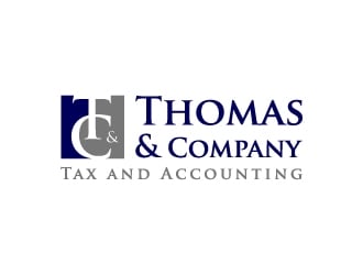 Thomas & Company - Tax and Accounting logo design by BrainStorming