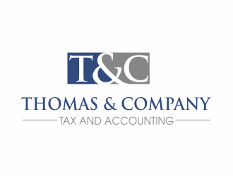 Thomas & Company - Tax and Accounting logo design by up2date