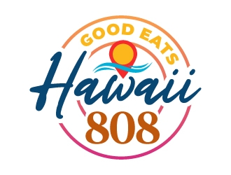 Good Eats Hawaii 808 logo design by nexgen