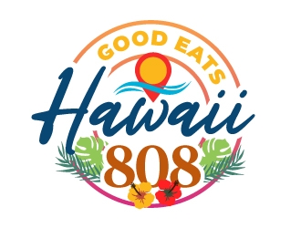 Good Eats Hawaii 808 logo design by nexgen