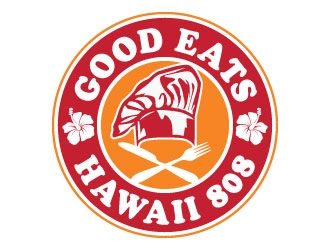 Good Eats Hawaii 808 logo design by Suvendu