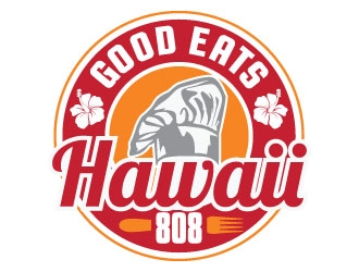 Good Eats Hawaii 808 logo design by Suvendu