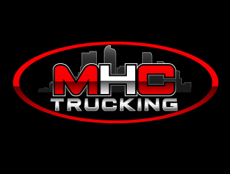 Mile high city trucking inc logo design by axel182