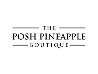 The Posh Pineapple Boutique logo design by p0peye