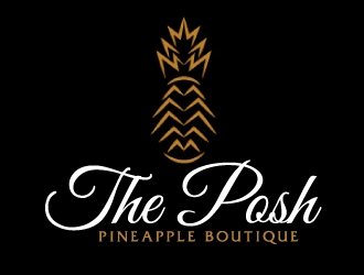The Posh Pineapple Boutique logo design by ElonStark