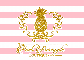 The Posh Pineapple Boutique logo design by coco