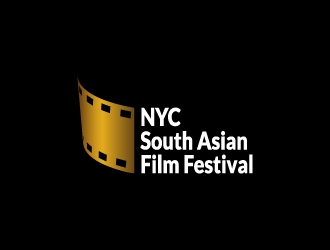 NYC South Asian Film Festival logo design by kasperdz