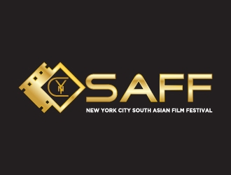 NYC South Asian Film Festival logo design by Hansiiip