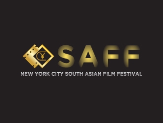 NYC South Asian Film Festival logo design by Hansiiip