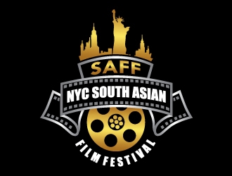 NYC South Asian Film Festival logo design by ruki
