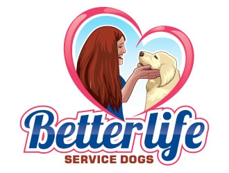 Better Life Service Dogs logo design by Suvendu