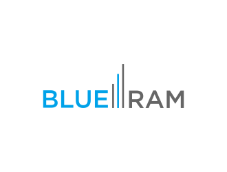 Blue Ram logo design by p0peye