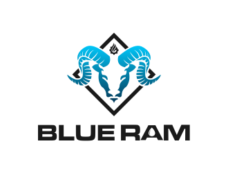 Blue Ram logo design by SmartTaste