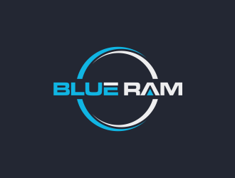Blue Ram logo design by santrie