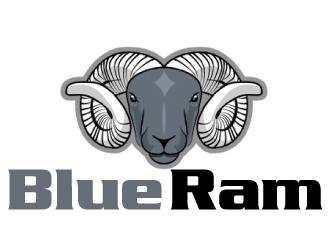 Blue Ram logo design by ElonStark