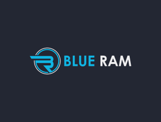 Blue Ram logo design by santrie