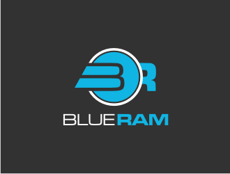 Blue Ram logo design by Barkah