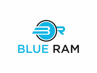 Blue Ram logo design by luckyprasetyo