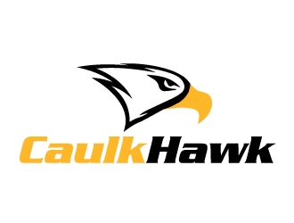 Caulk Hawk logo design by ElonStark