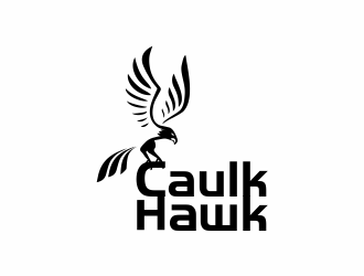 Caulk Hawk logo design by santrie