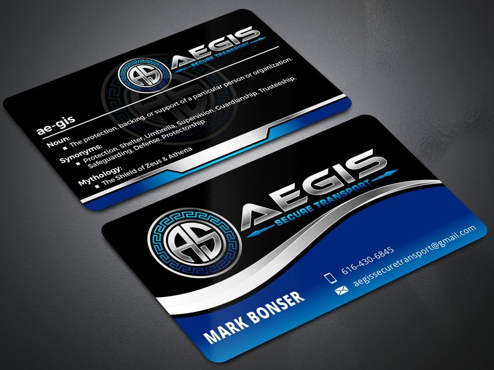 Aegis Secure Transport logo design by Gelotine