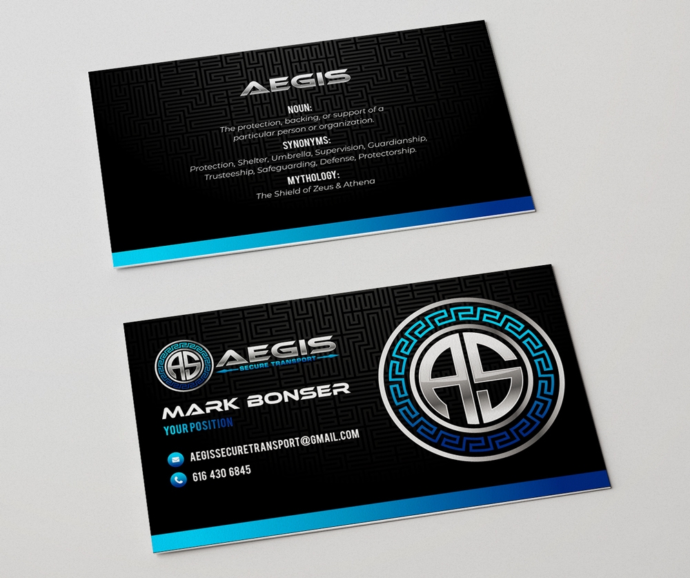 Aegis Secure Transport logo design by fillintheblack