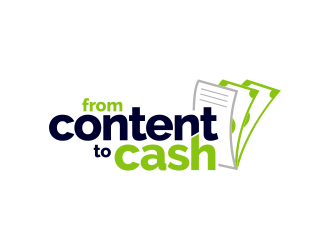 From Content To Cash logo design by rezadesign