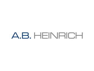 A.B. Heinrich logo design by excelentlogo