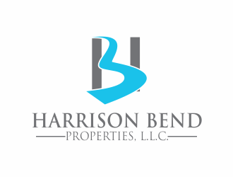 Harrison Bend Properties, L.L.C.   logo design by up2date